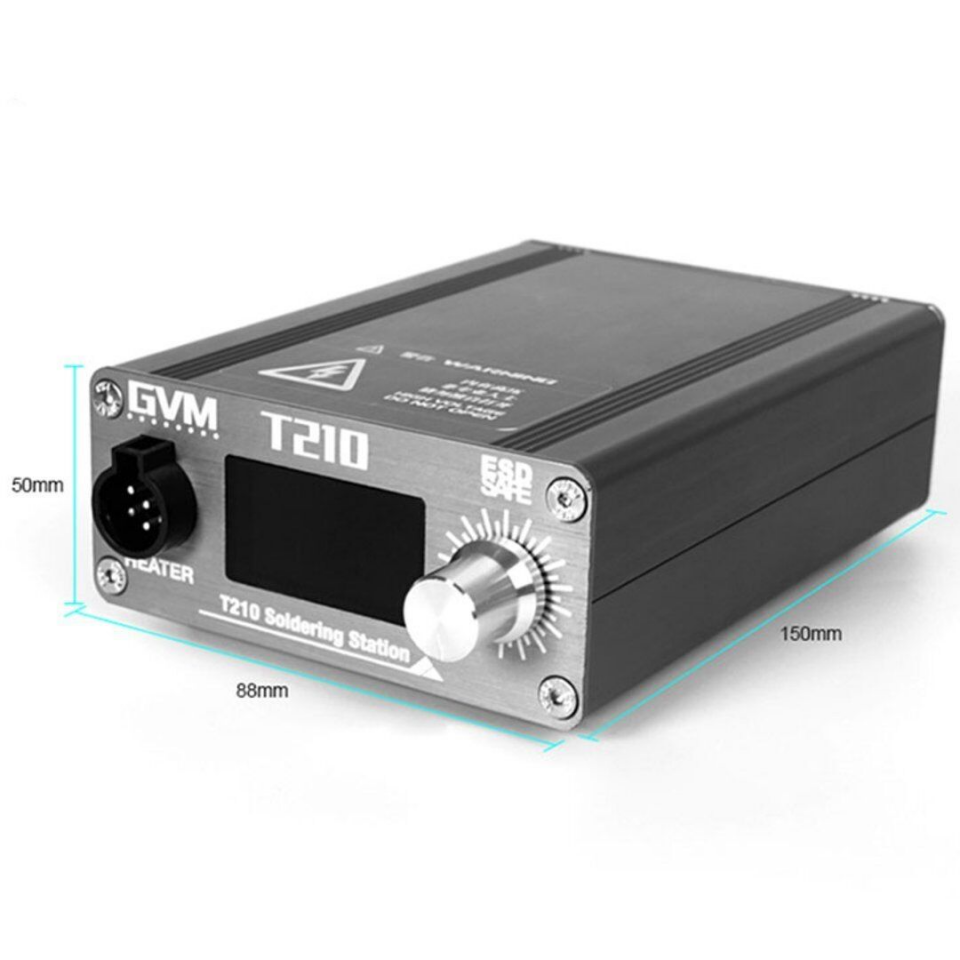 Sunshine GVM T210 75W Havya İstasyonu C210 Uç Uyumlu – Hızlı Isıtma