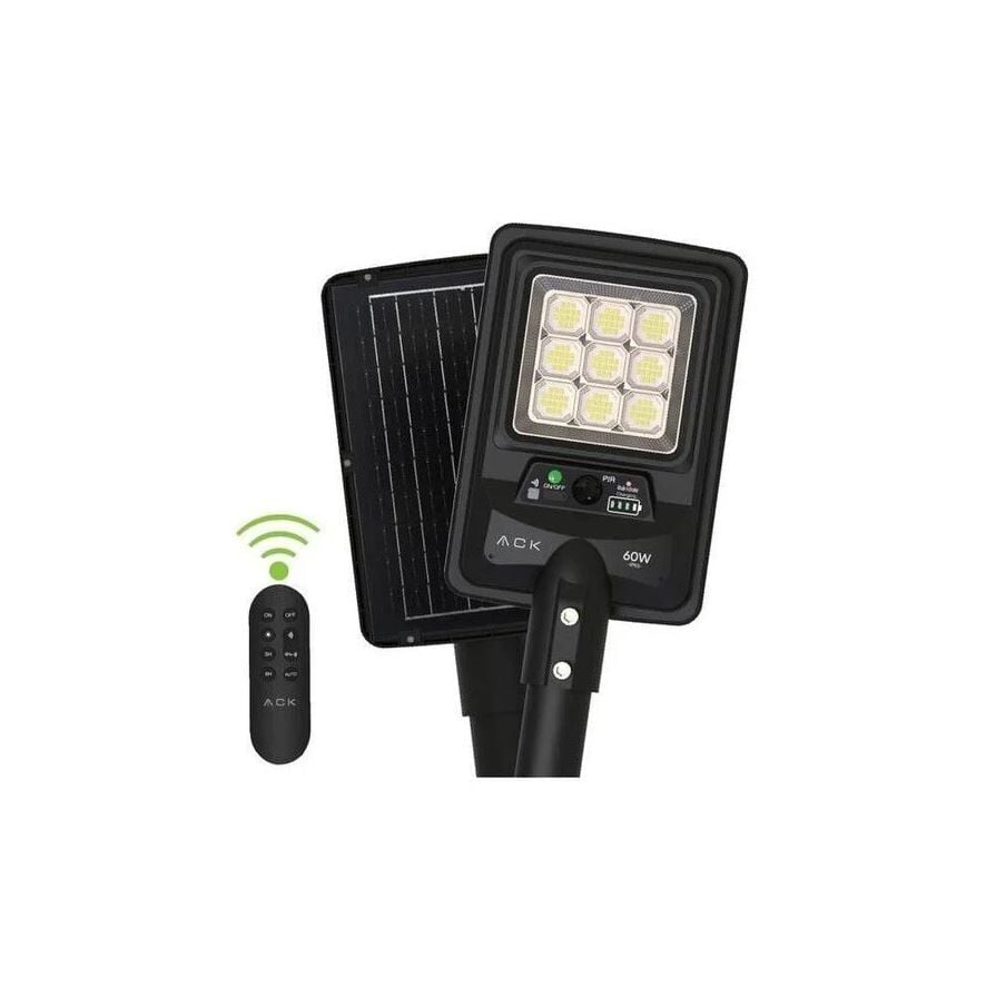ACK AT42-06031 60W 6500K Solar LED Sokak Armatürü
