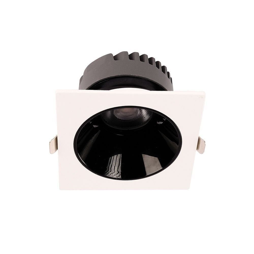 ACK AD10-03510 25w 4000K Siyah Reflektörlü Beyaz Led Spot Sıva Altı