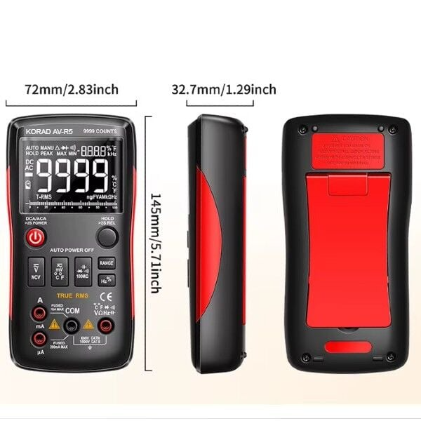 Korad AV-R5 True RMS Dijital Multimetre