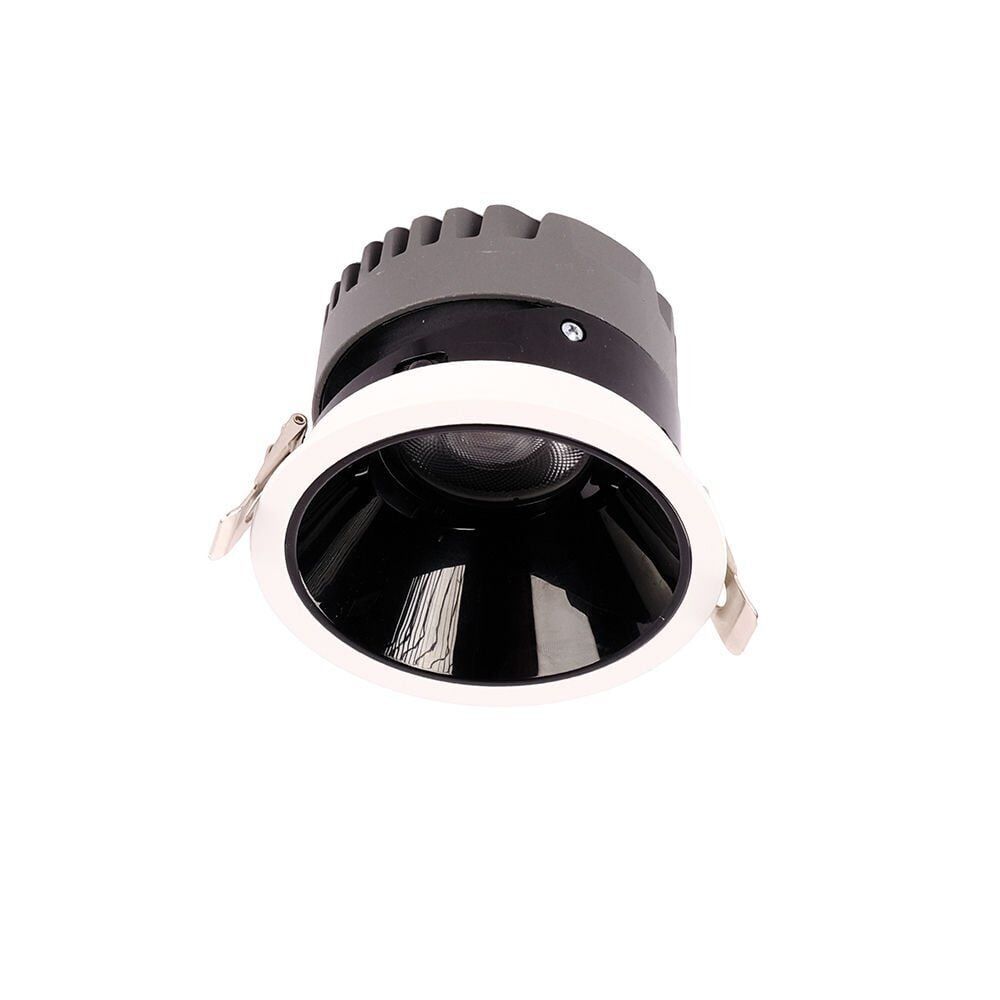 ACK AD10-03100 25w 3000K Siyah Reflektörlü Beyaz Led Spot Sıva Altı