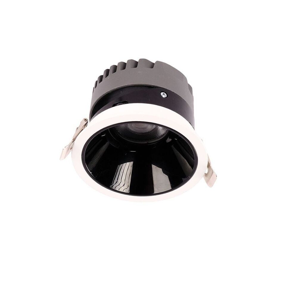 ACK AD10-03100 25w 3000K Siyah Reflektörlü Beyaz Led Spot Sıva Altı