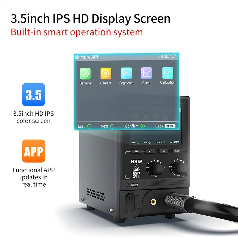 Aixun AX-H312D 1200W Sıcak Hava