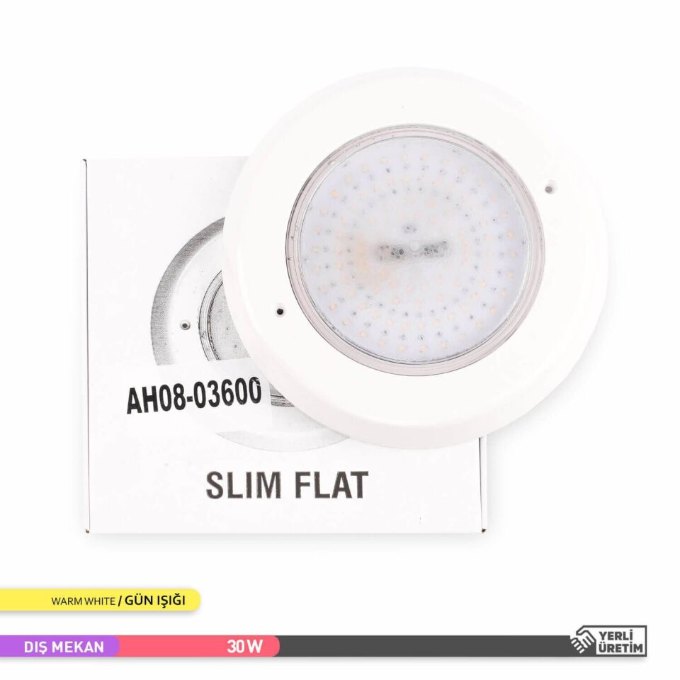 ACK AH08-03600 36W 3000K Flat Sıva Üstü Slim LED Havuz Armatürü