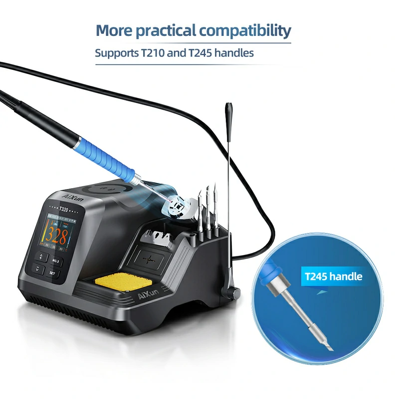 Aixun T320 Hassas 200W Akıllı Lehimleme  Havya İstasyonu C245 Kalem Havyalı