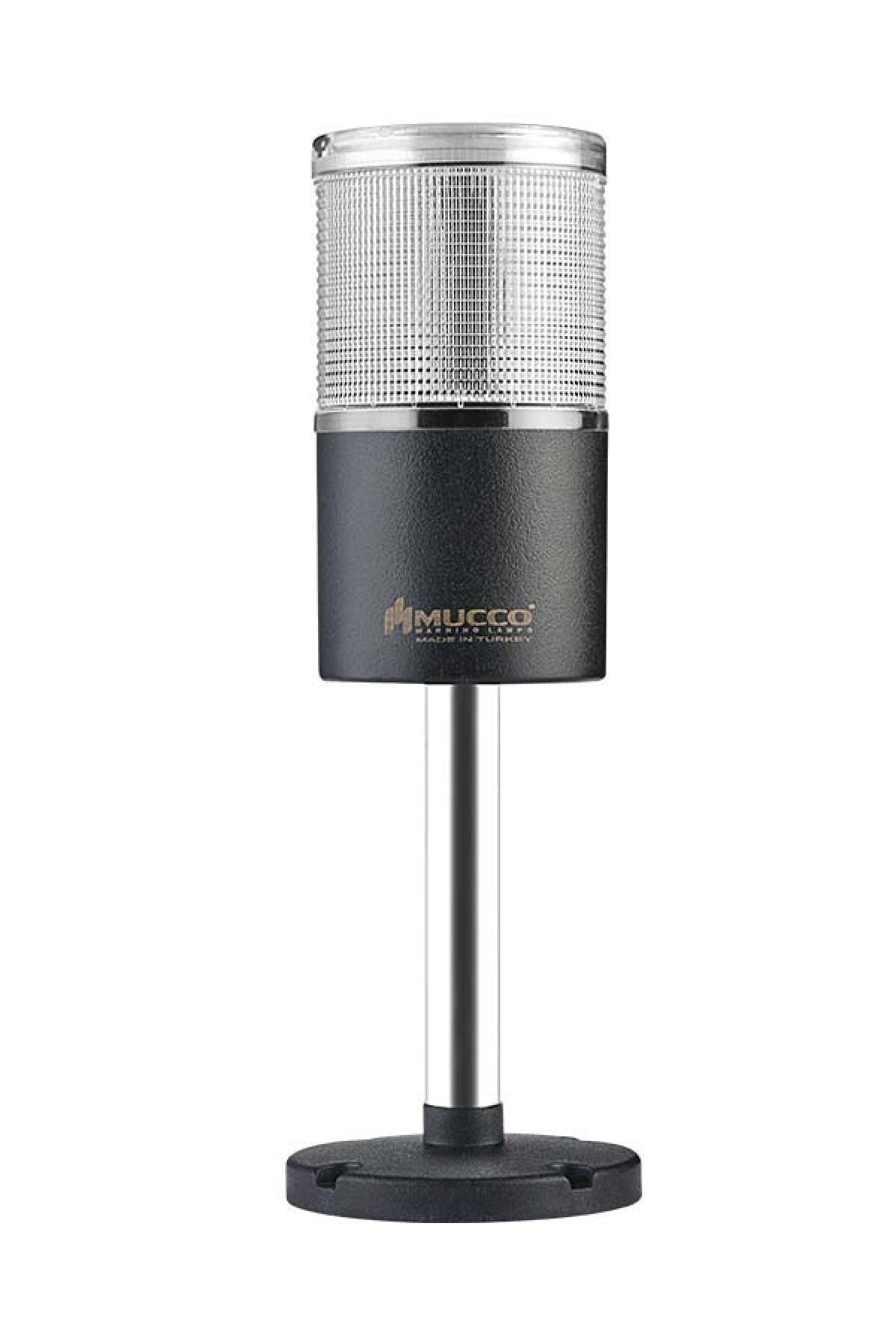 MUCCO SNT-7013-S1-5-10U Sabit-beyaz 12-24v Ac/dc, 1 Katlı Işıklı Kolon 10cm Uzatma Ayaklı