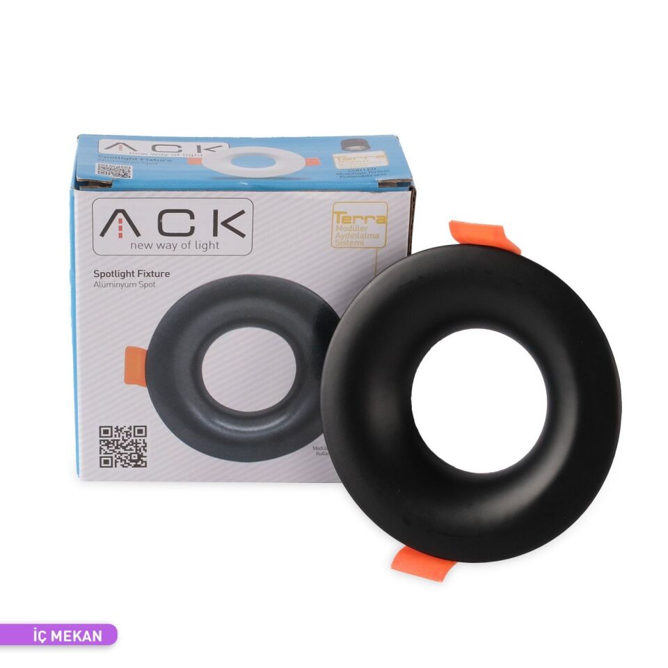 ACK AH03-04051 Terra Alüminyum Yuvarlak Spot Armatür