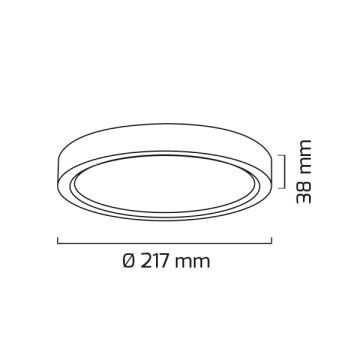 GOYA GY 1883-18 18 Watt Sıva Üstü Yuvarlak LED Panel
