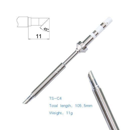 Miniware TS100/TS-101 Havya Uyumlu TS-C4 Akıllı Lehimle Havya Ucu