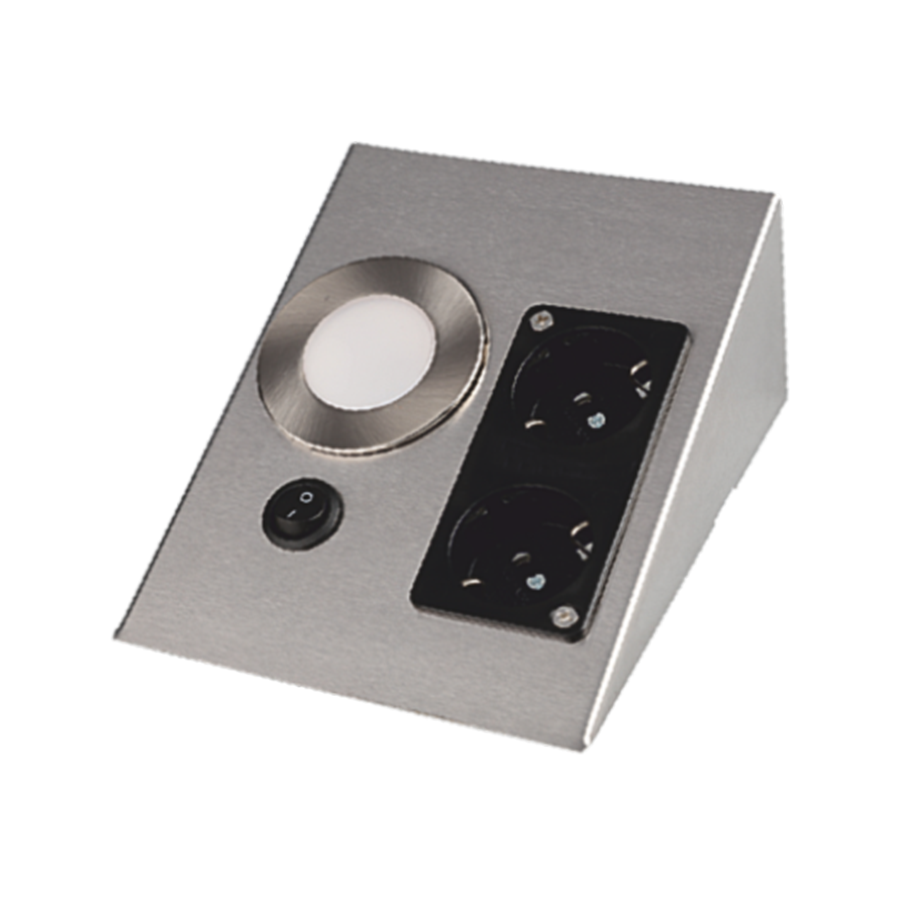 CATA CT-5109G 3200K Gün Işığı 2 Watt Çift Prizli Tezgah Aydınlatma