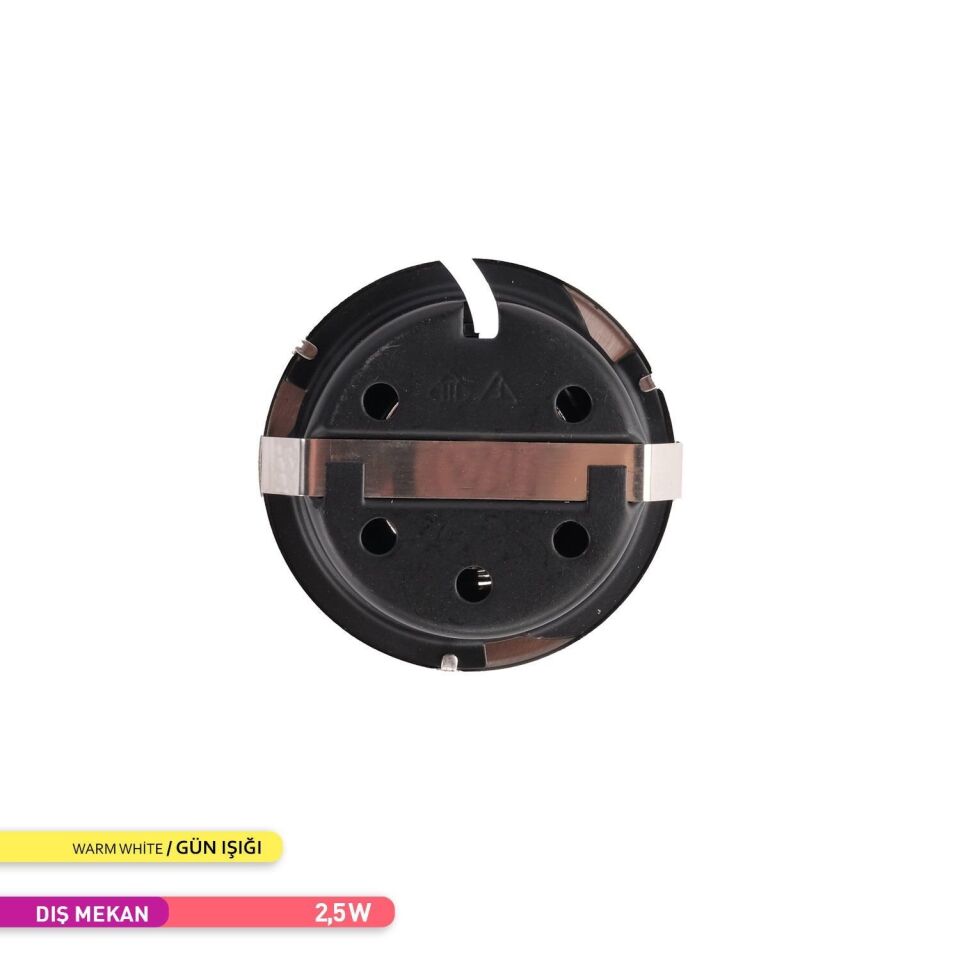ACK AH07-01204 2,5W 3000K Sıva Altı LED Spot Armatür Saten