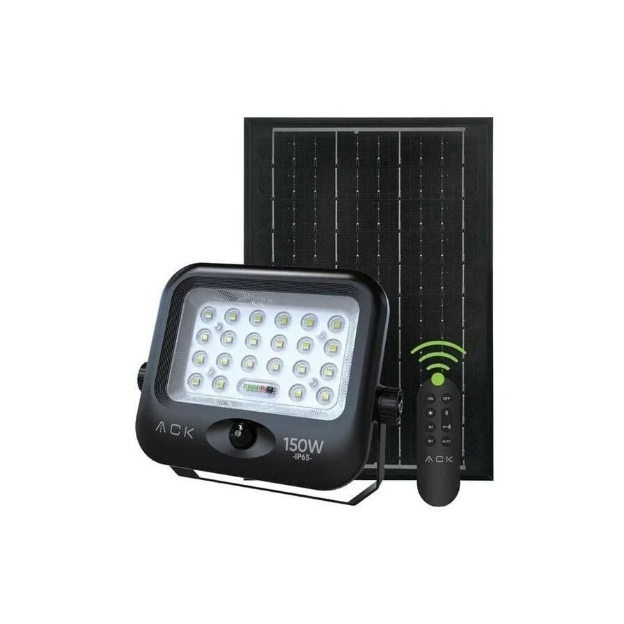 ACK AT65-19432 150W IP65 6500K Beyaz Lensli Solar Projektör