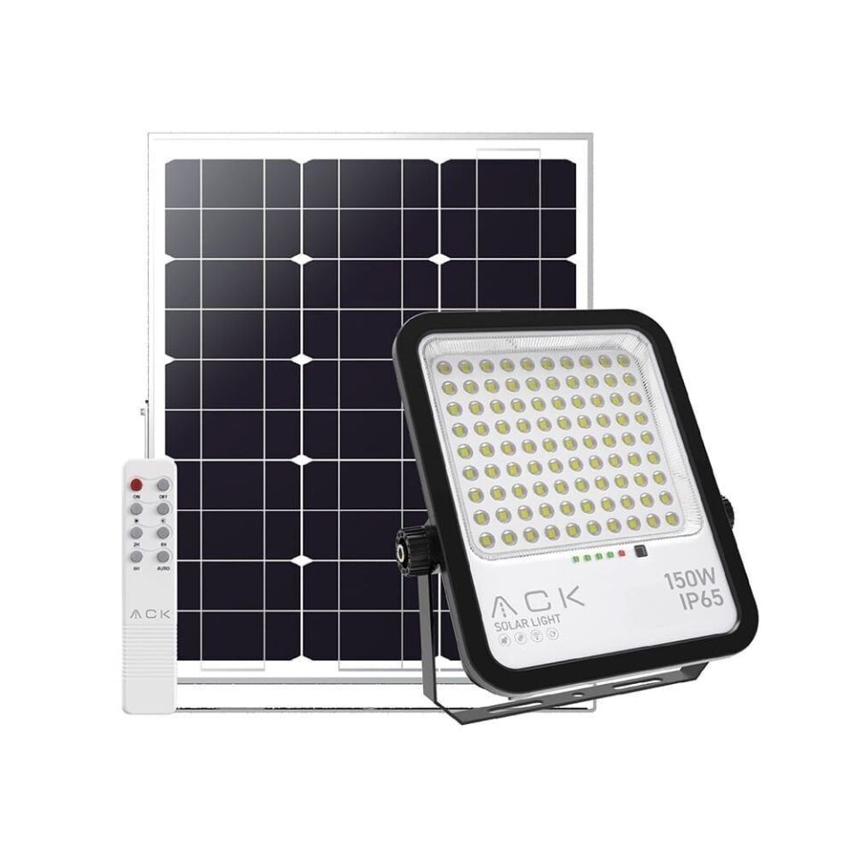 ACK AT65-19432 150W IP65 6500K Beyaz Lensli Solar Projektör