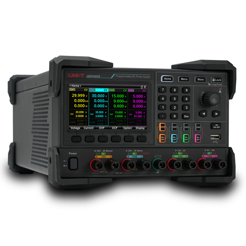 Uni-t UDP4303S 4 Kanallı 297W Programlanabilir DC Güç Kaynağı