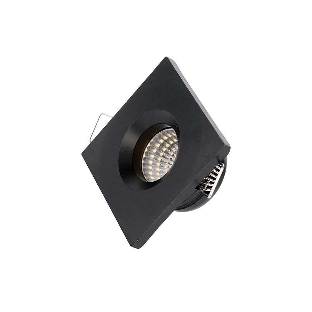 ACK AH07-01731 3W 6500K Sıva Altı LED Spot Armatür Siyah