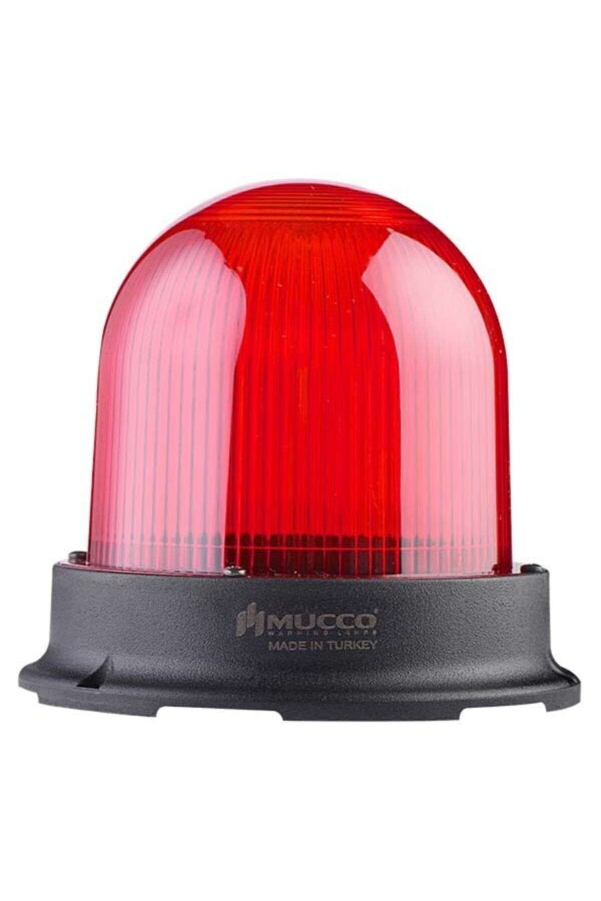 MUCCO SNT-U125-24 Düşük Yoğunluklu Çap 125 Kırmızı Flaşör Uçak Ikaz Lambası 24v /dc