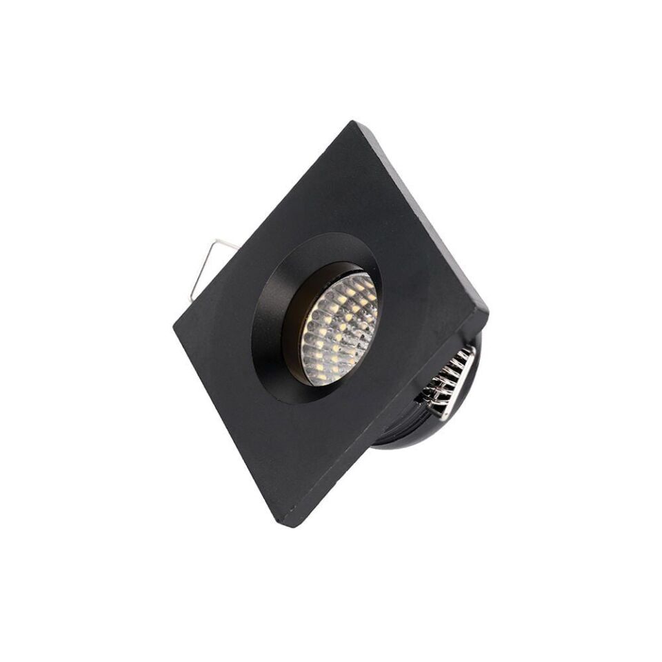 ACK AH07-01711 3W 4000K Sıva Altı LED Spot Armatür Siyah