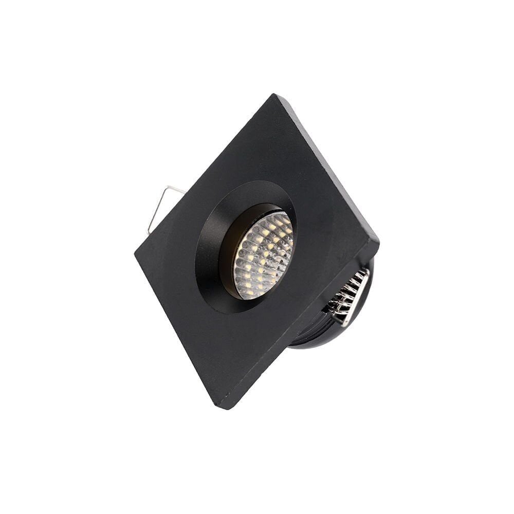 ACK AH07-01701 3W 3000K Sıva Altı LED Spot Armatür Siyah