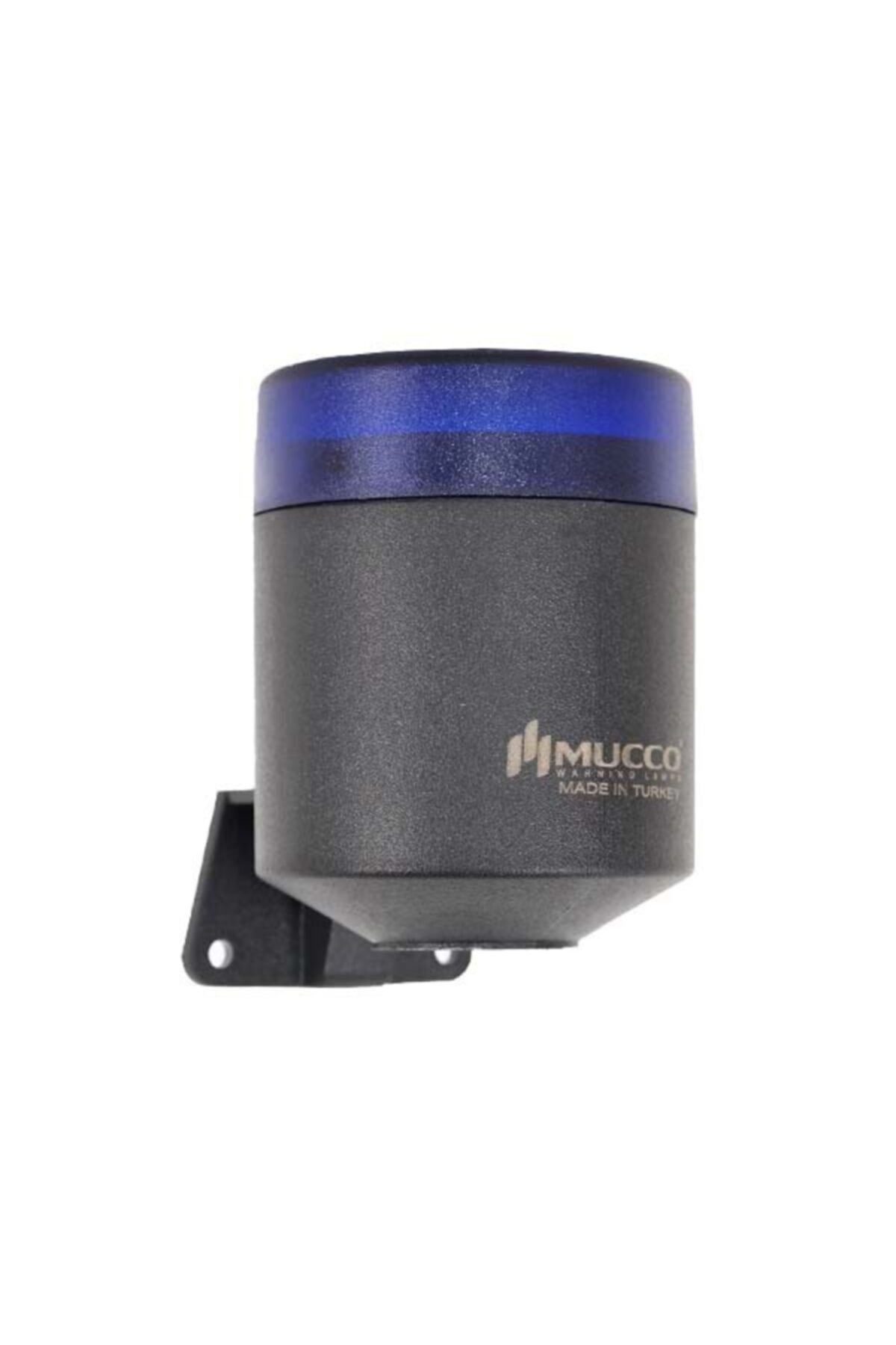 MUCCO SNT-MK712-4 Mavi 4 Ayrı Işık Modlu 16 Melodili Mini Üniversal Işıklı Korna 40-250v Ac/dc