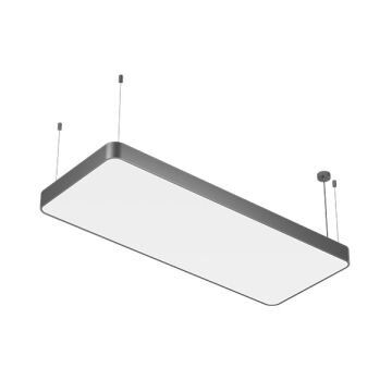 GOYA GY 8119-60x150 Siyah/Beyaz Kasa 228 Watt 60x150 cm Dikdörtgen Lineer Sarkıt Armatür