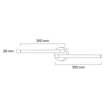 GOYA GY 4209 12 Watt Siyah LED Aplik