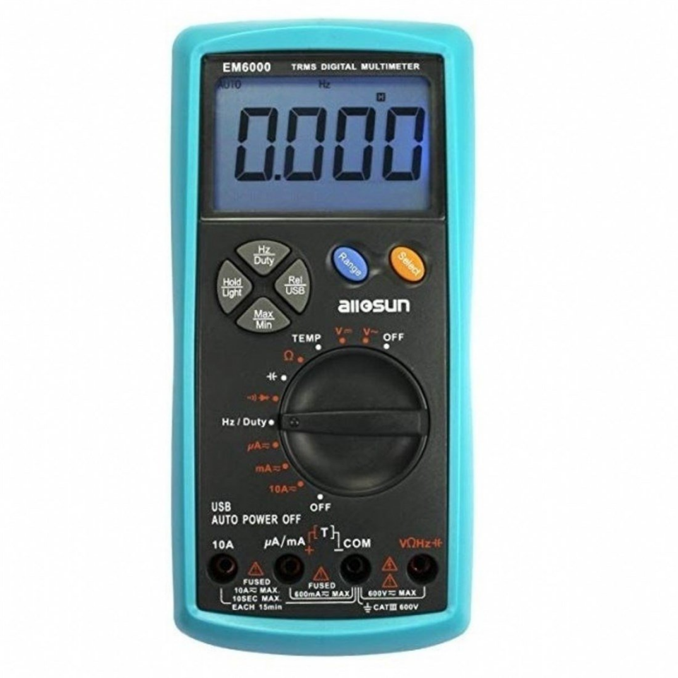ALLSUN EM6000 TRMS Dijital Multimetre