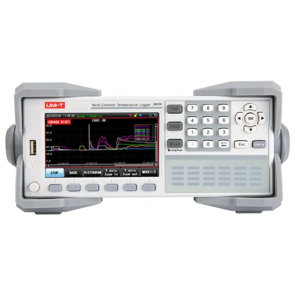 UNI-T UT3240+ Çok Kanallı Sıcaklık Ölçüm Cihazı 40 Kanal -200~1800℃