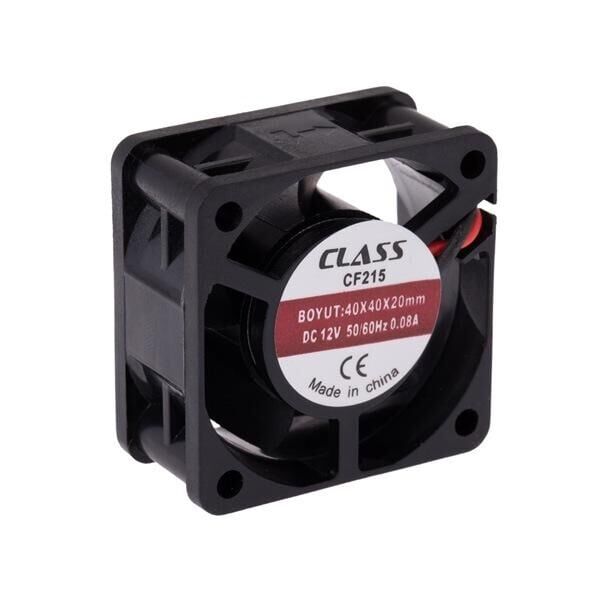 Class CF 215 40x40x20 DC 12V Aksiyel Fan