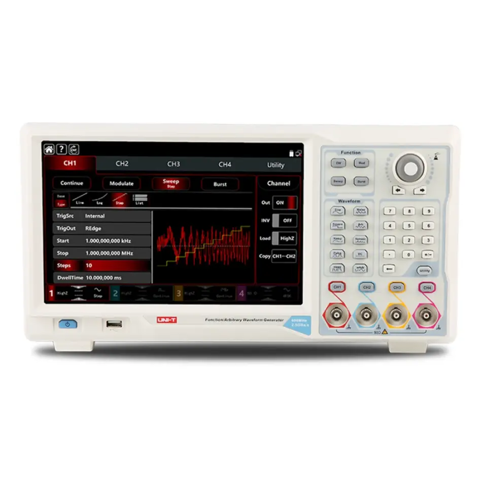 UNI-T UTG9354T 350MHz 4 Kanal Fonksiyon Jeneratörü 2.5GSa/s