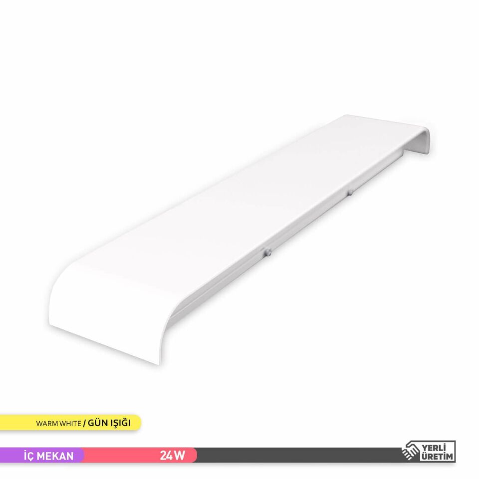 ACK AH07-03700 18W 3000K 9 cm X 50 cm LED Duvar Armatürü Beyaz