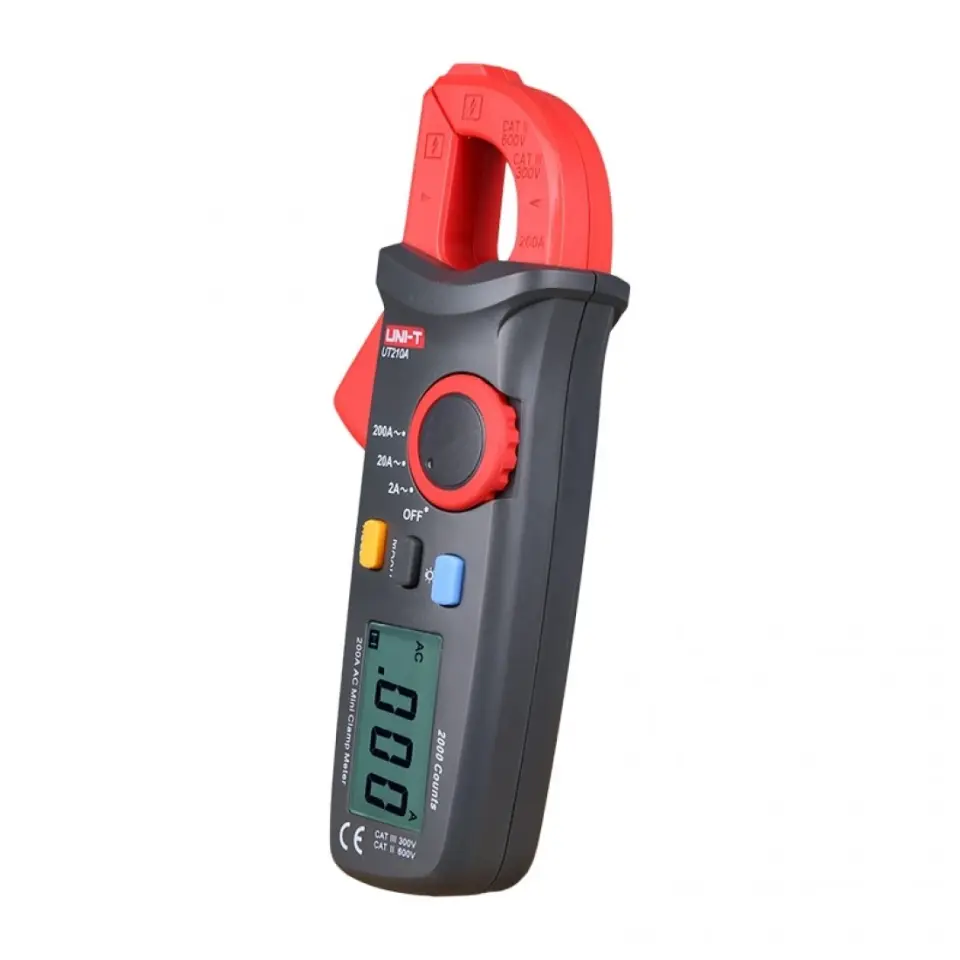 UNI-T UT210A Mini Pensampermetre 200A AC 600V Kompakt Dijital Multimetre
