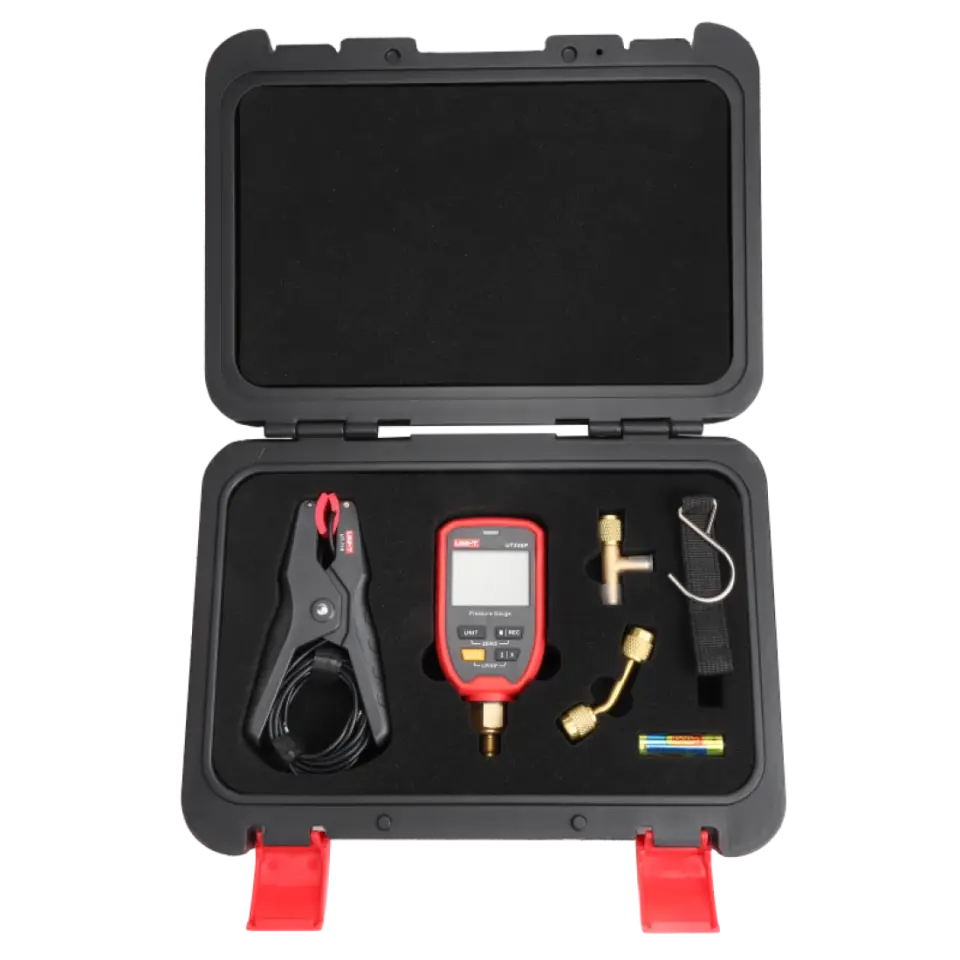 UNI-T UT336P KIT Kablosuz Basınç Ölçer ve Sıcaklık Kelepçesi Seti (Bluetooth, 60 Bar)