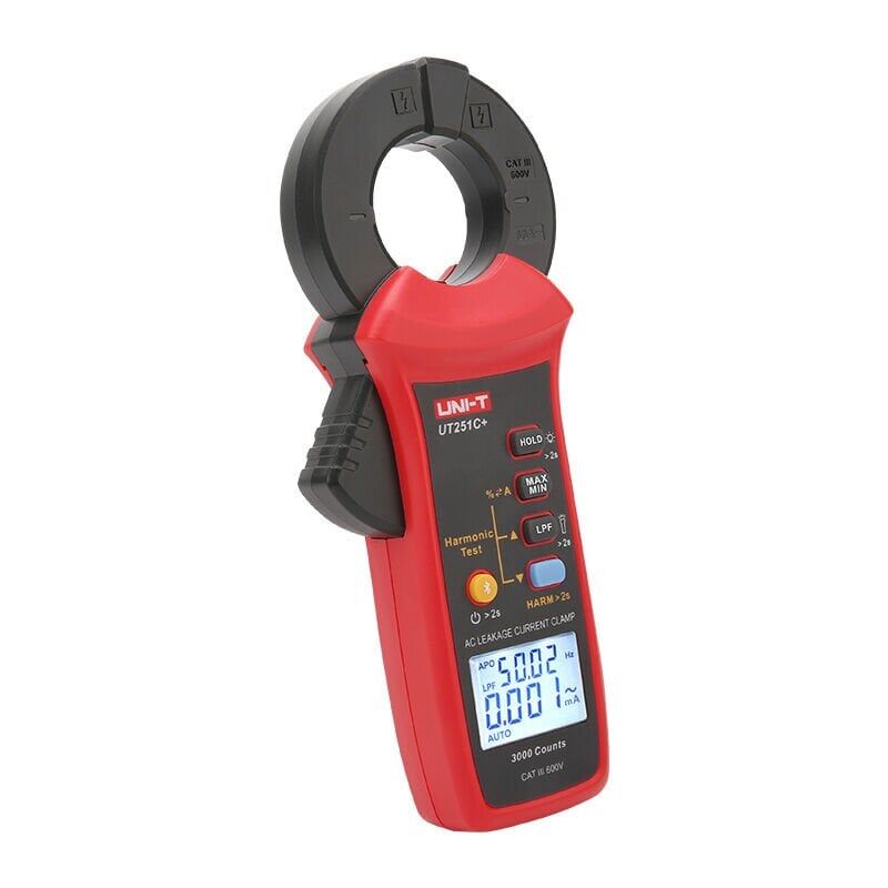 UNI-T UT251C+ AC Kaçak Akım Pensampermetre 60A 1µA Bluetooth CAT III 600V