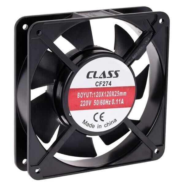 Class CF 274 120x120x25 AC 220V Aksiyel Fan