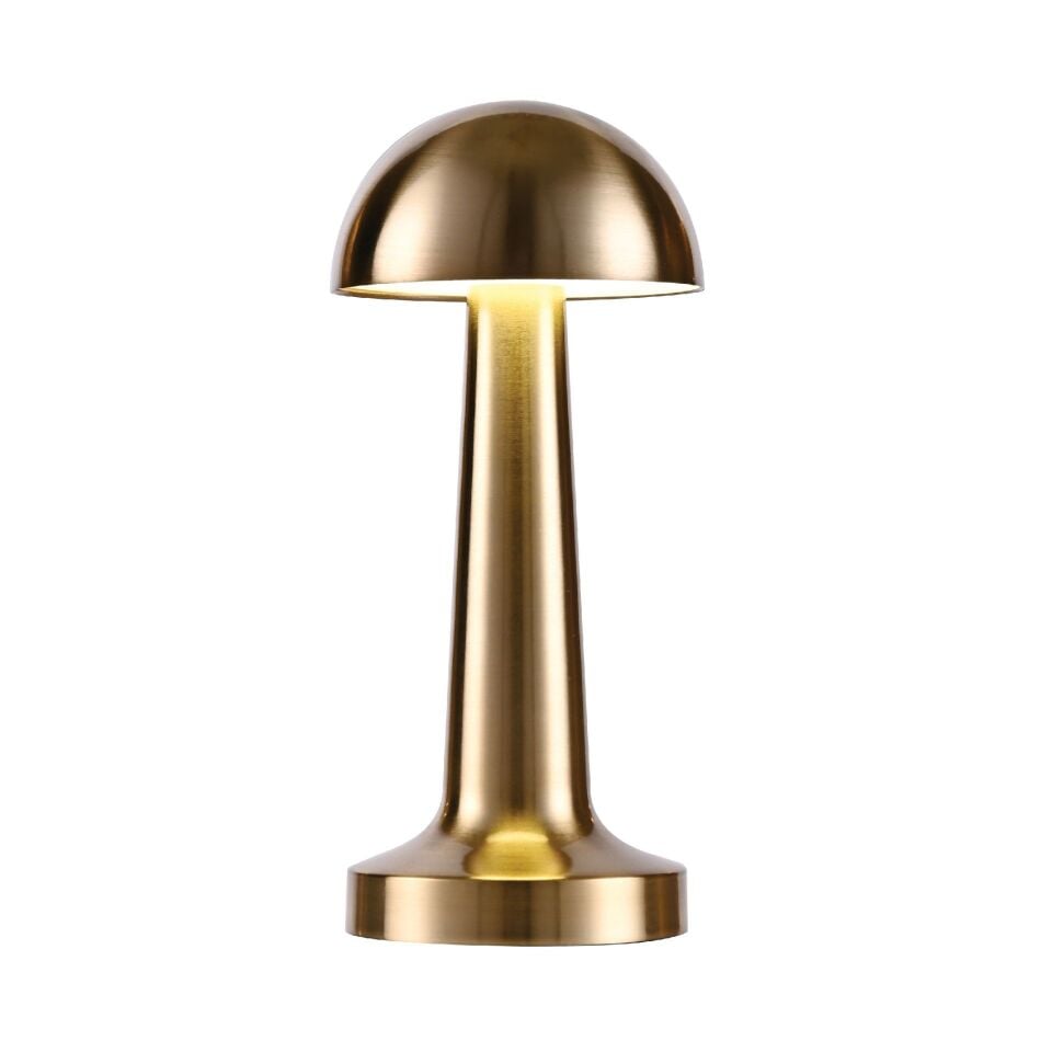 NOAS YL86-1230 Atina Altın Renk Şarj Edilebilir LED Dokunmatikmasa Lambası Şarjlı