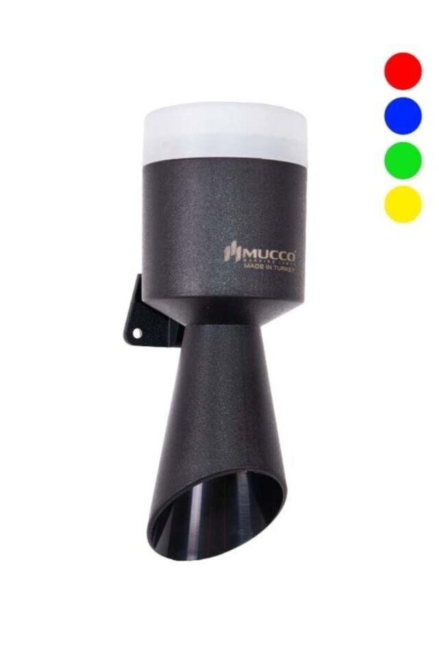 MUCCO SNT-MB72-RGB Rgb Led Teknolojisi Ile Duvara Montaj Işıklı Mini Rgb Borulu Korna 40-250v Ac/dc