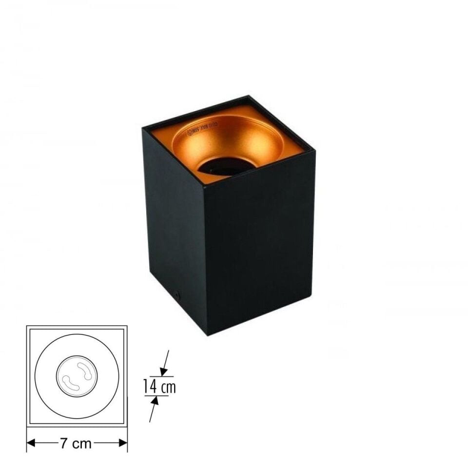 CATA CT-5417 Athena Siyah Bakır Dekoratif Armatür