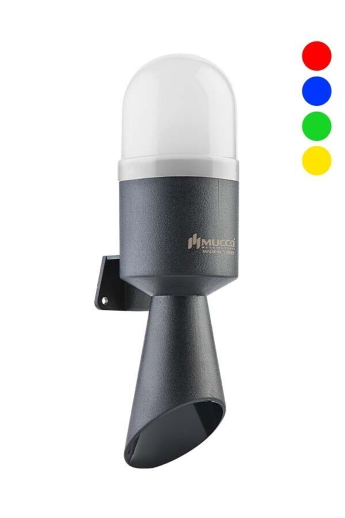 MUCCO SNT-B72-RGB Rgb Led Teknolojisi Ile Duvara Montaj Işıklı Rgb Borulu Korna 40-250v Ac/dc