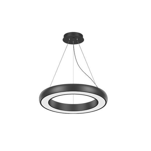 GOYA GY 8122-60 Siyah/Beyaz Kasa 82 Watt 60 cm Halka Lineer Avize