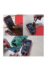 Unit UT123 Cepte Taşınabilir Dijital Led Ekranlı Multimetre Ölçü Aleti