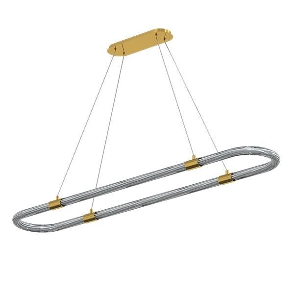 GOYA GY 8219-20120 48 Watt 20x120 cm Masa Üzeri Gold LED Avize