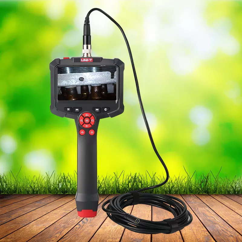 Uni-t UT665P 1mt kamera kablolu Tek Lensli Taşınabilir Endüstriyel Boroskop