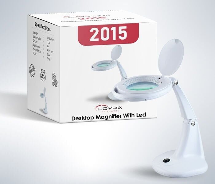 Loyka 2015 Ledli  Masaüstü Büyüteç