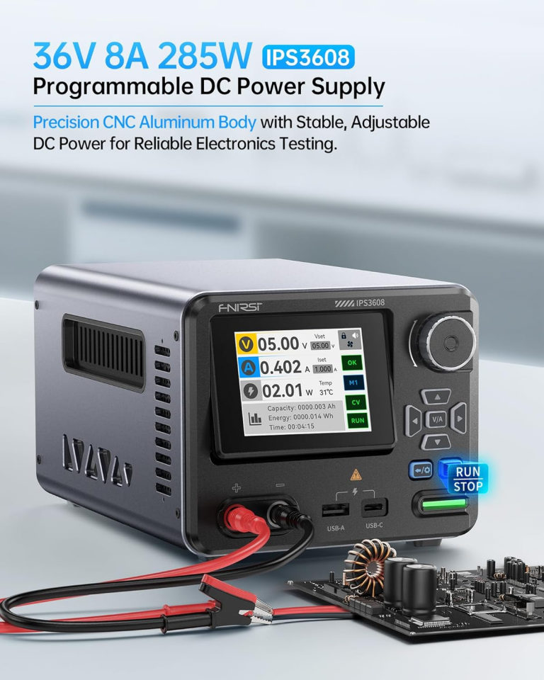 Fnirsi IPS3608 AC-DC Akıllı Dijital Kontrol Güç Kaynağı