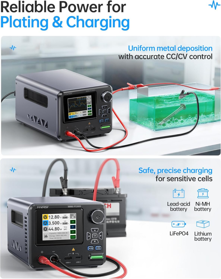 Fnirsi IPS3608 AC-DC Akıllı Dijital Kontrol Güç Kaynağı