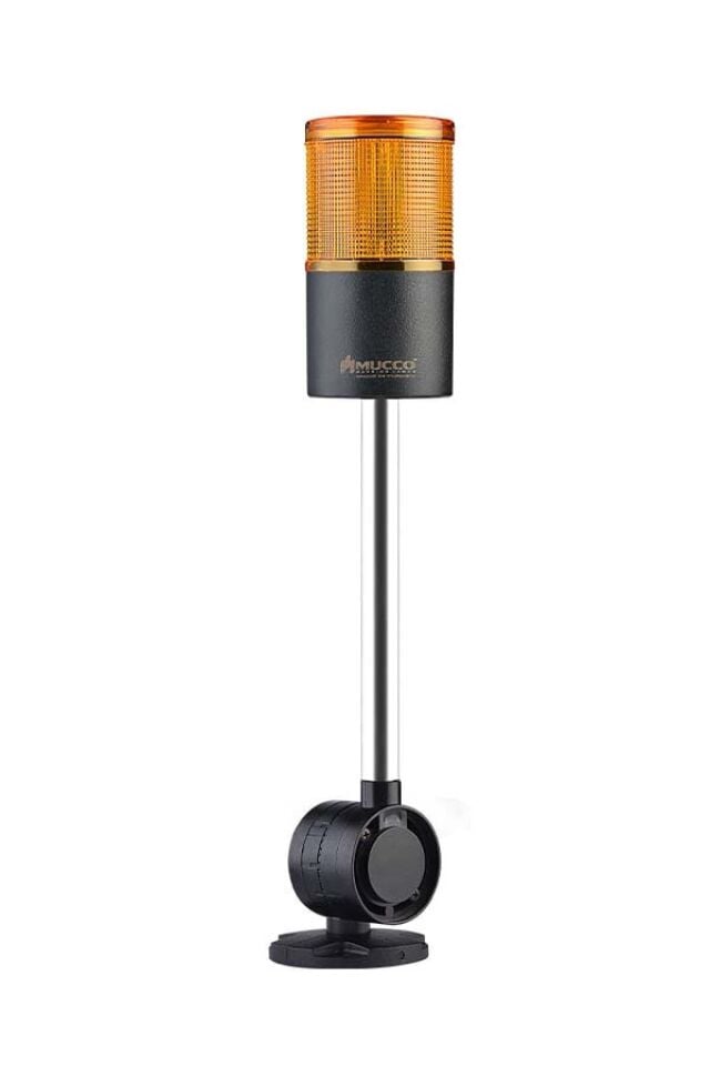MUCCO SNT-7013-S1-3-D-20U Sabit-yeşil 12-24v Ac/dc, 1 Katlı Işıklı Kolon Devrilme Aparatlı 20cm Ayaklı
