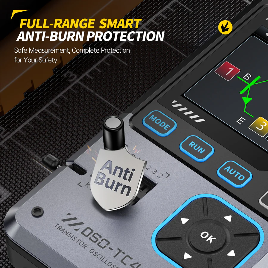 Fnirsi DSO-TC4 El Tipi Dijital Osiloskop & Transistör Test Cihazı & Sinyal Jeneratörü