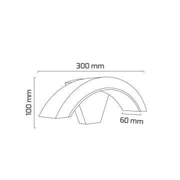 GOYA GY 6239 10 Watt Siyah Dış Mekan LED Aplik