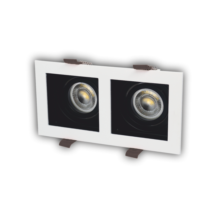 CATA CT-5227 Dekoratif Spot Pars 2'Li Siyah-Beyaz