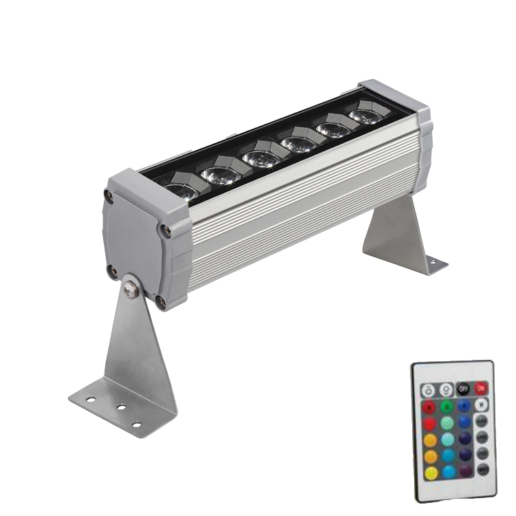 3A1B Aydınlatma 20CM 6x1 Watt RGB Wallwasher